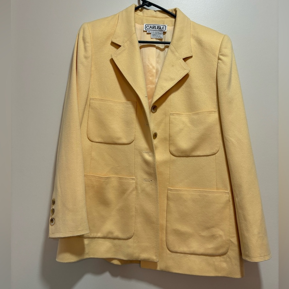 Vintage wool cashmere blazer